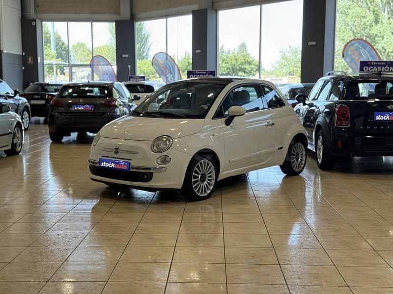 Usado Fiat 500 Lounge 100 CV (73 kW) 2009 Blanco Descapotable