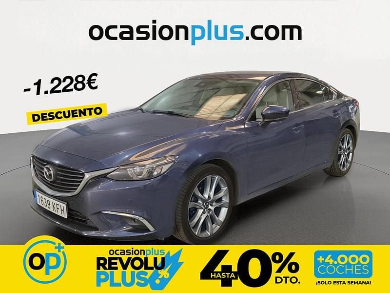Usado Mazda 6 Luxury 150 CV (110 kW) 2017 Azul Berlina