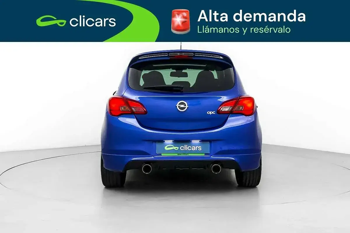 Usado Opel Corsa OPC 211 CV (155 kW) 2016 Azul Utilitario