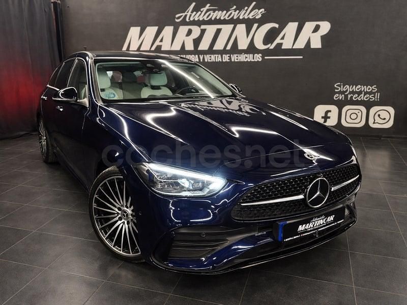 Usado Mercedes C200 163 CV (119 kW) 2022 Azul Familiar