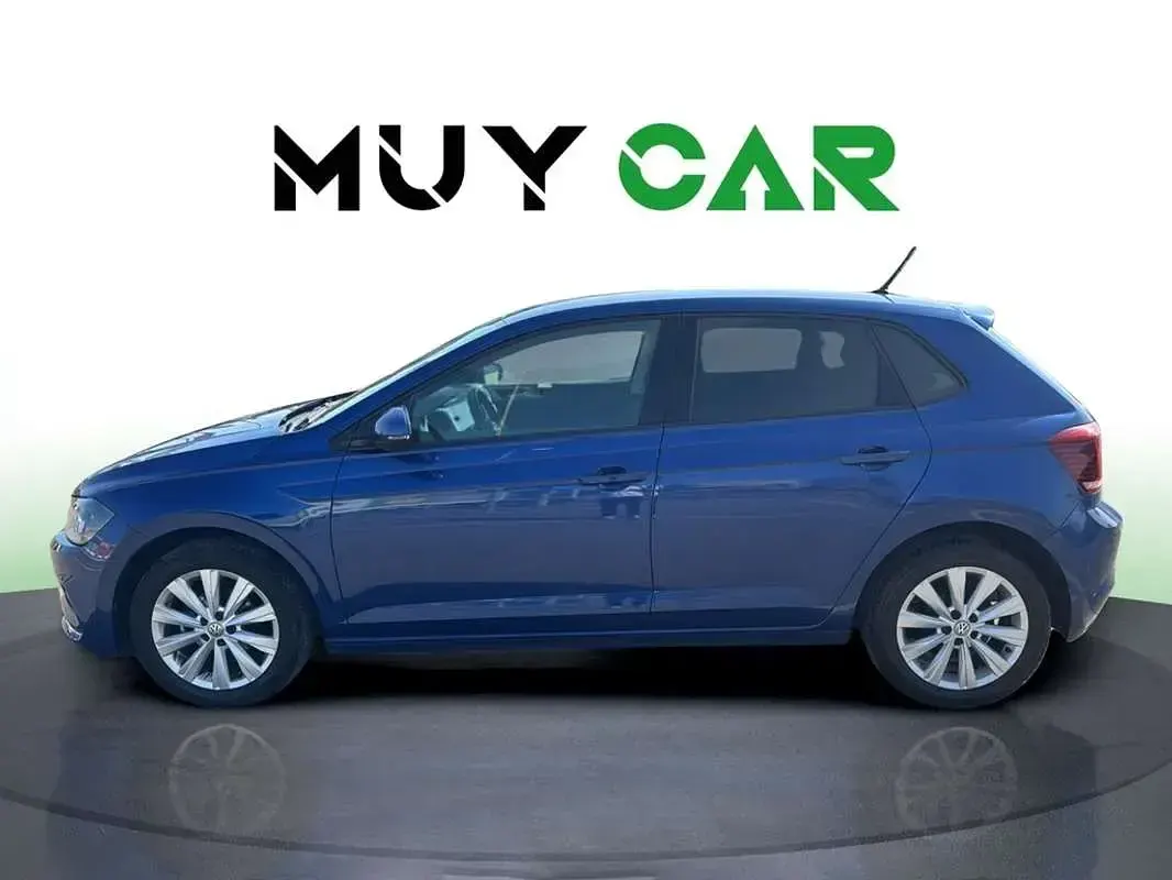 Usado VW Polo Sportline 95 CV (69 kW) 2018 Azul Utilitario