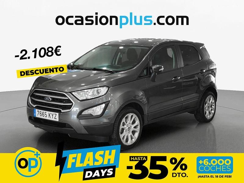 Gris / plata Usado 2019 Ford Ecosport Titanium SUV | 11.750 € (Precio justo) - Imagen 1/4