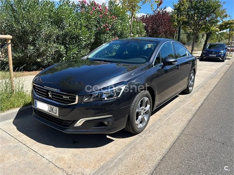 Negro Usado 2015 Peugeot 508 Active Berlina | 9500 € (Precio justo) - Imagen 1/4
