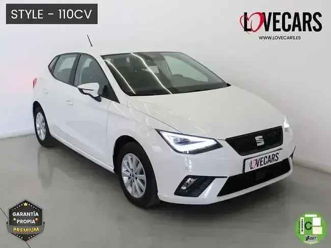 Usado Seat Ibiza Style 110 HP (80 kW) 2023 Branco Citadino