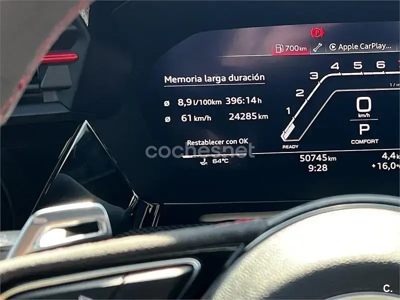 Usado Audi RS3 400 CV (294 kW) 2022 Gris / plata Berlina