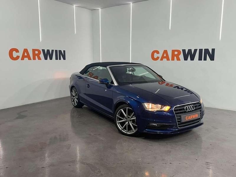 Azul Usado 2014 Audi A3 Cabriolet Ambition Descapotable | 14.900 € (Precio justo) - Imagen 1/4