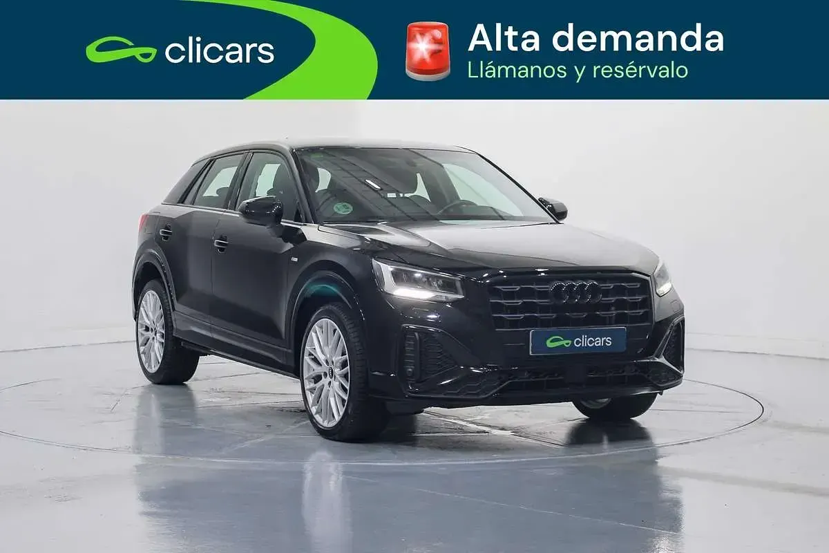 Usado Audi Q2 S-Line 150 CV (110 kW) 2022 Negro SUV