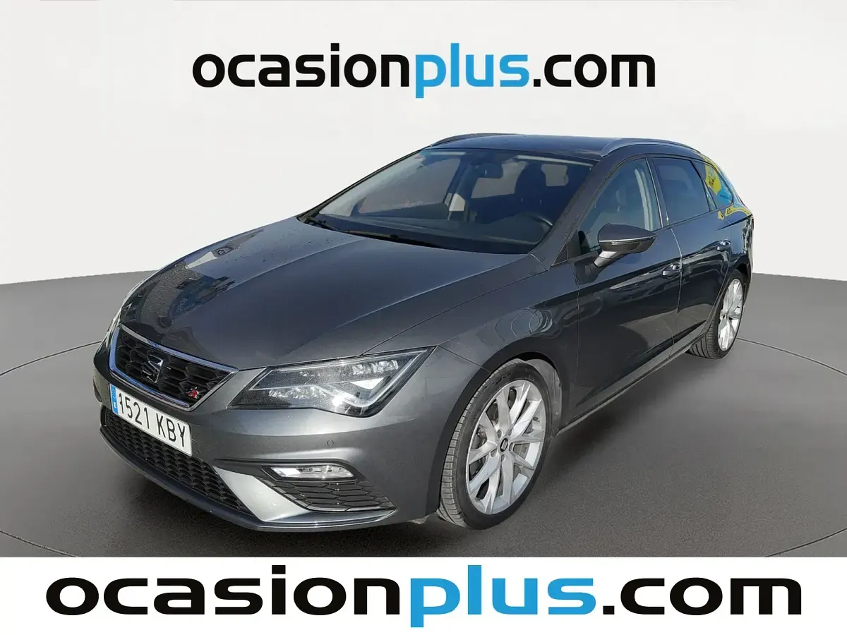 Usado Seat Leon FR 150 CV (110 kW) 2017 Gris Monovolumen