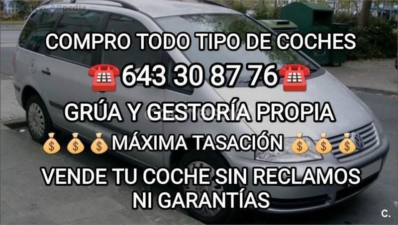 Gris / plata Usado 2003 VW Sharan Comfortline Monovolumen | 600 € - Imagen 1/1