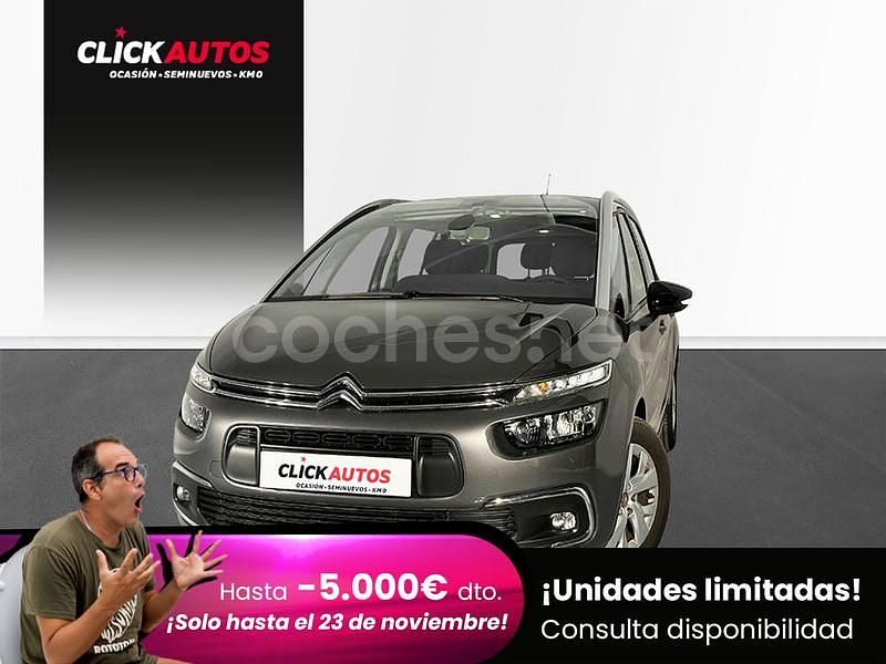 Gris / plata Usado 2022 Citroën C4 SpaceTourer Feel Monovolumen | 15.300 € (Precio justo) - Imagen 1/4