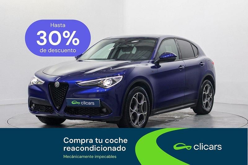 Usado Alfa Romeo Stelvio Sprint 190 CV (139 kW) 2022 Azul SUV