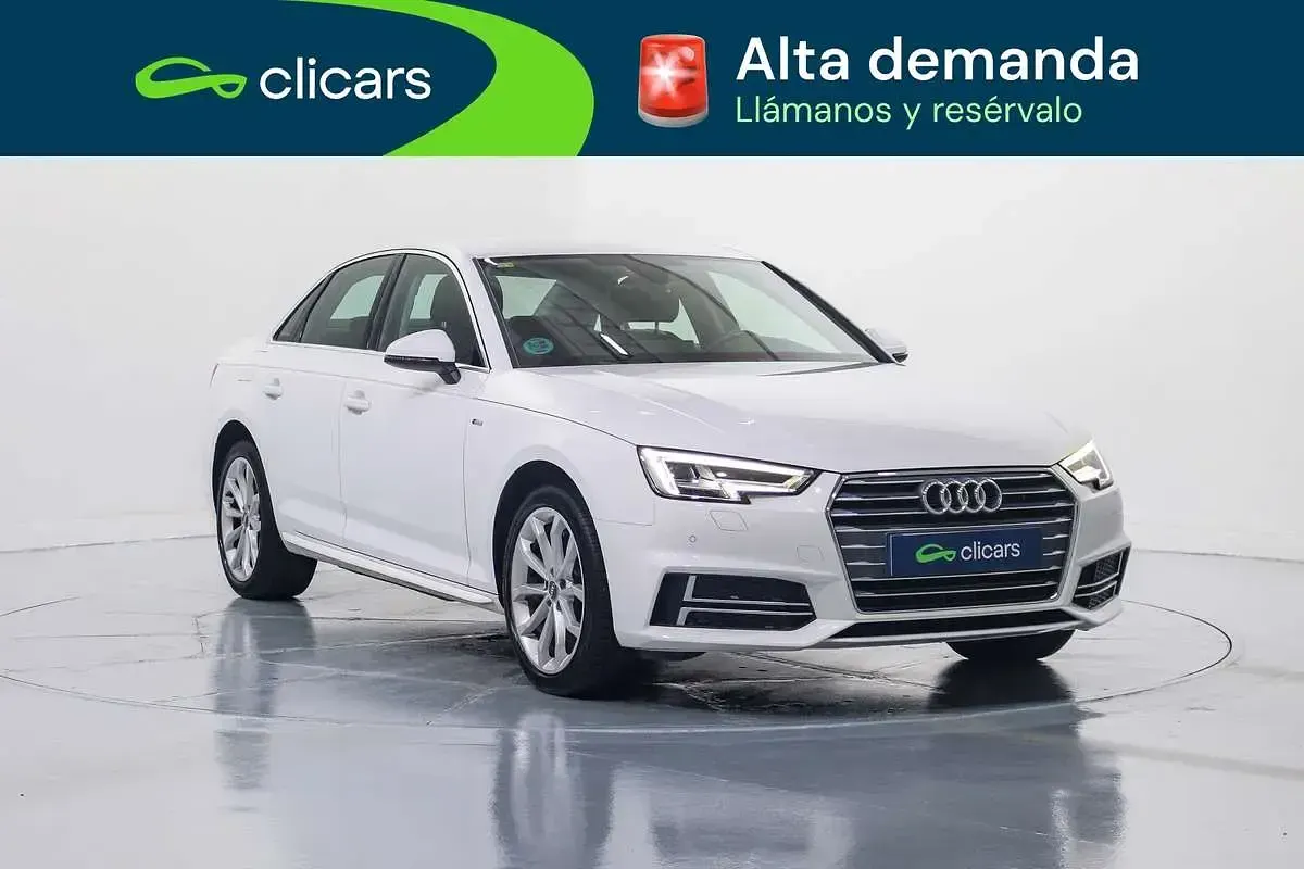 Usado Audi A4 S-Line 150 CV (110 kW) 2018 Blanco Berlina
