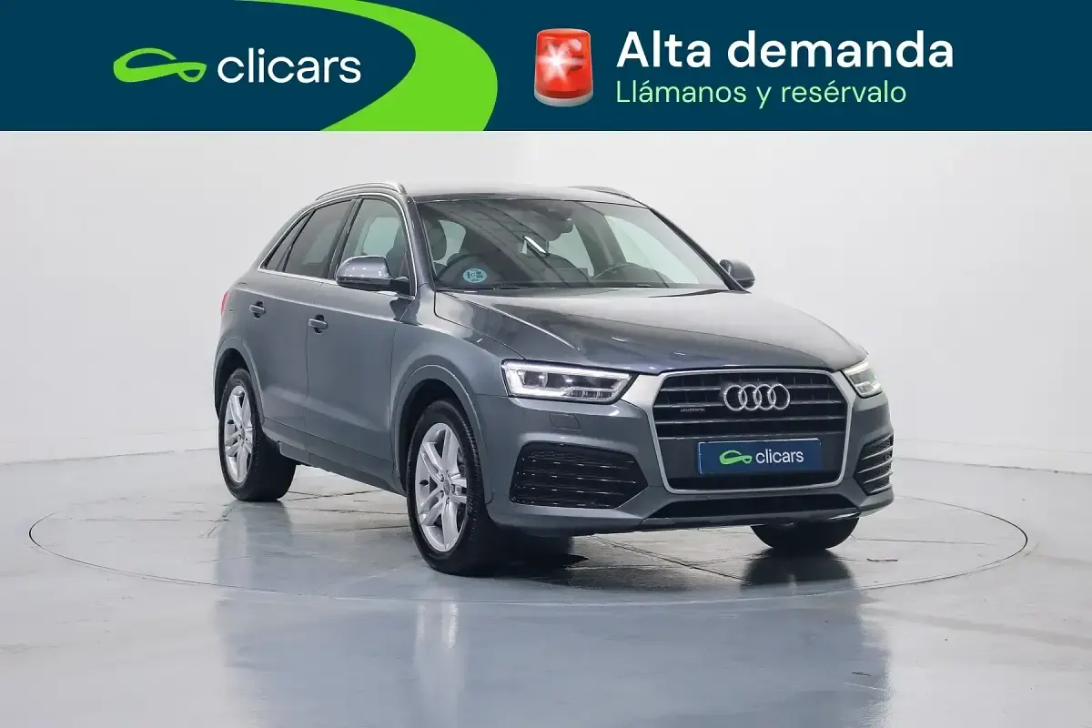 Usado Audi Q3 Sport 150 CV (110 kW) 2017 Gris / plata SUV