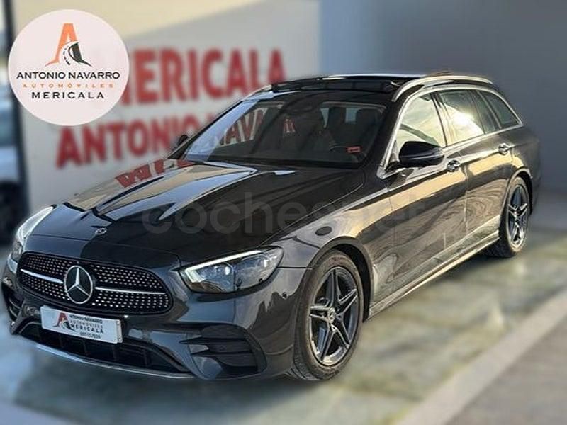 Usado Mercedes E220 194 CV (142 kW) 2021 Negro Familiar