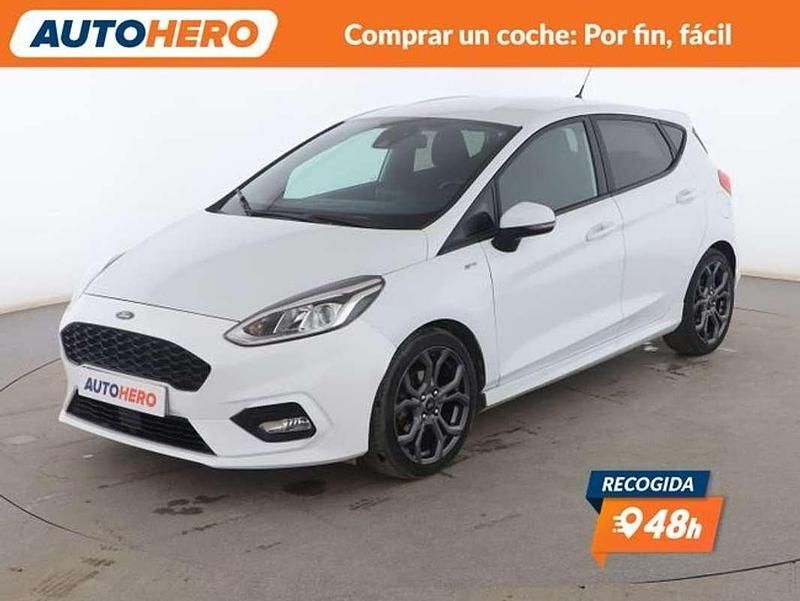 Blanco Usado 2018 Ford Fiesta ST-Line Utilitario | 12.399 € (Un poco caro) - Imagen 1/3