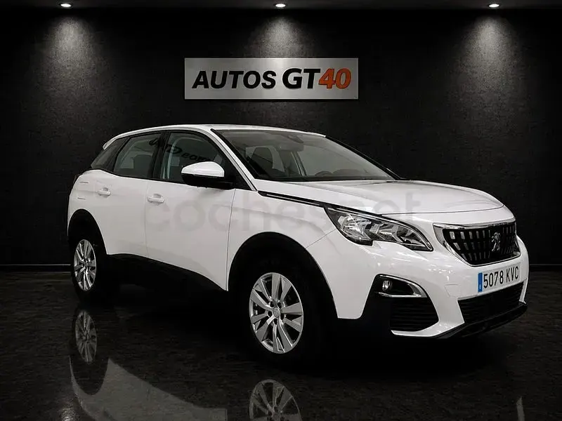 Usado Peugeot 3008 Active 130 CV (95 kW) 2019 Blanco SUV