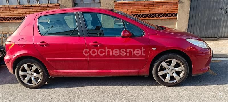 Usado Peugeot 307 110 CV (80 kW) 2006 Granate Berlina