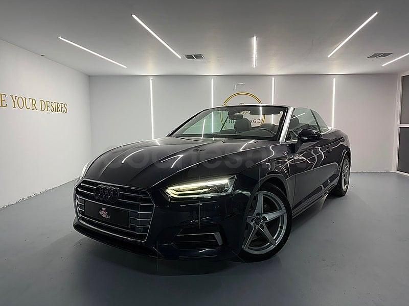 Usado Audi A5 Cabriolet Premium 150 CV (110 kW) 2018 Gris / plata Descapotable
