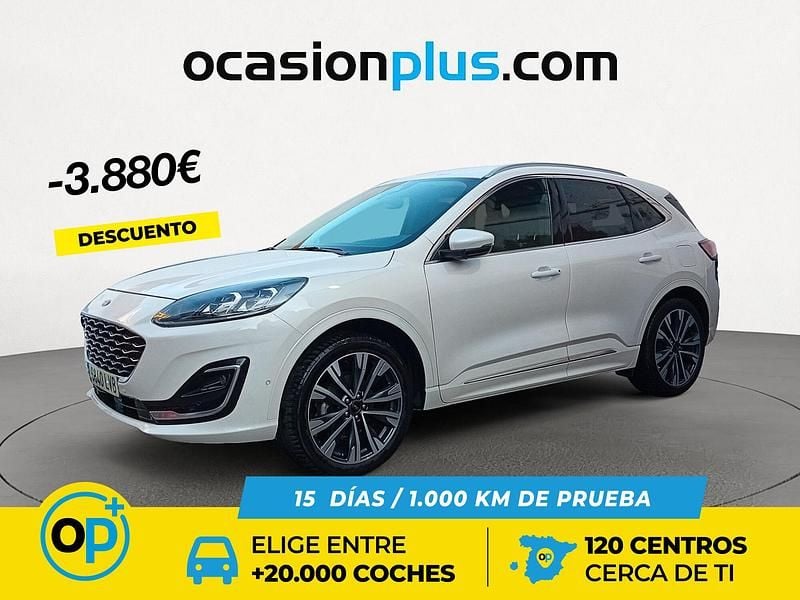 Blanco Usado 2021 Ford Kuga Vignale SUV | 23.990 € (Precio justo) - Imagen 1/4