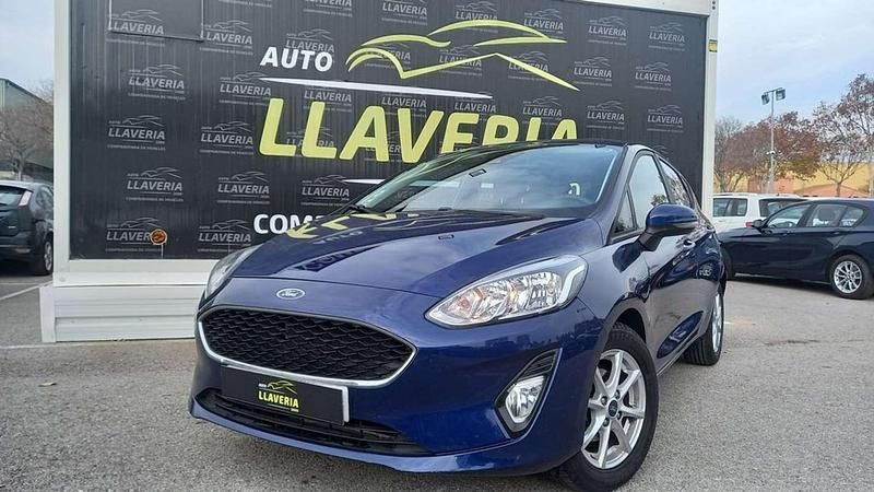 Azul Usado 2018 Ford Fiesta Trend Utilitario | 10.950 € (Precio justo) - Imagen 1/4