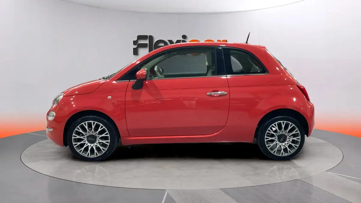Usado Fiat 500 Lounge 69 CV (50 kW) 2018 Naranja Berlina