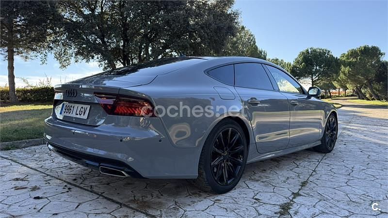 Usado Audi A7 Sportback 326 CV (239 kW) 2015 Gris / plata Utilitario