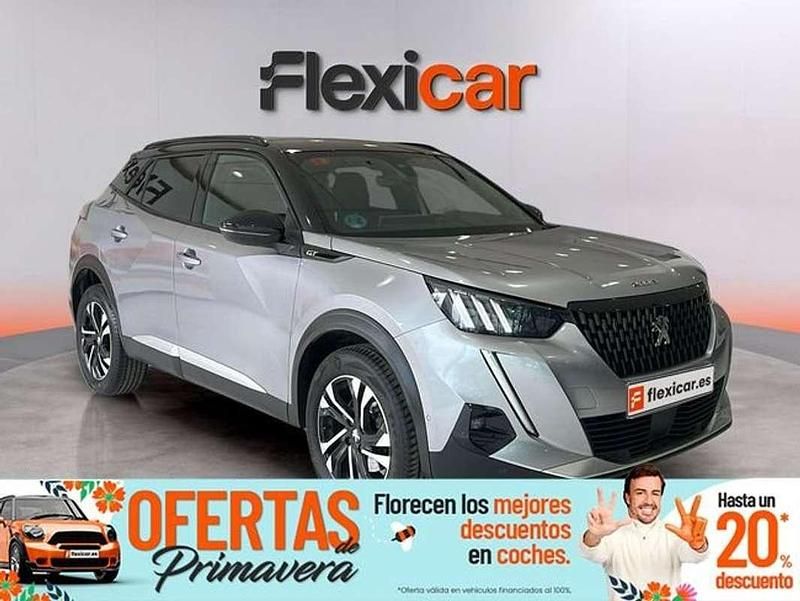 Usado Peugeot 2008 GT 131 CV (96 kW) 2021 Gris SUV