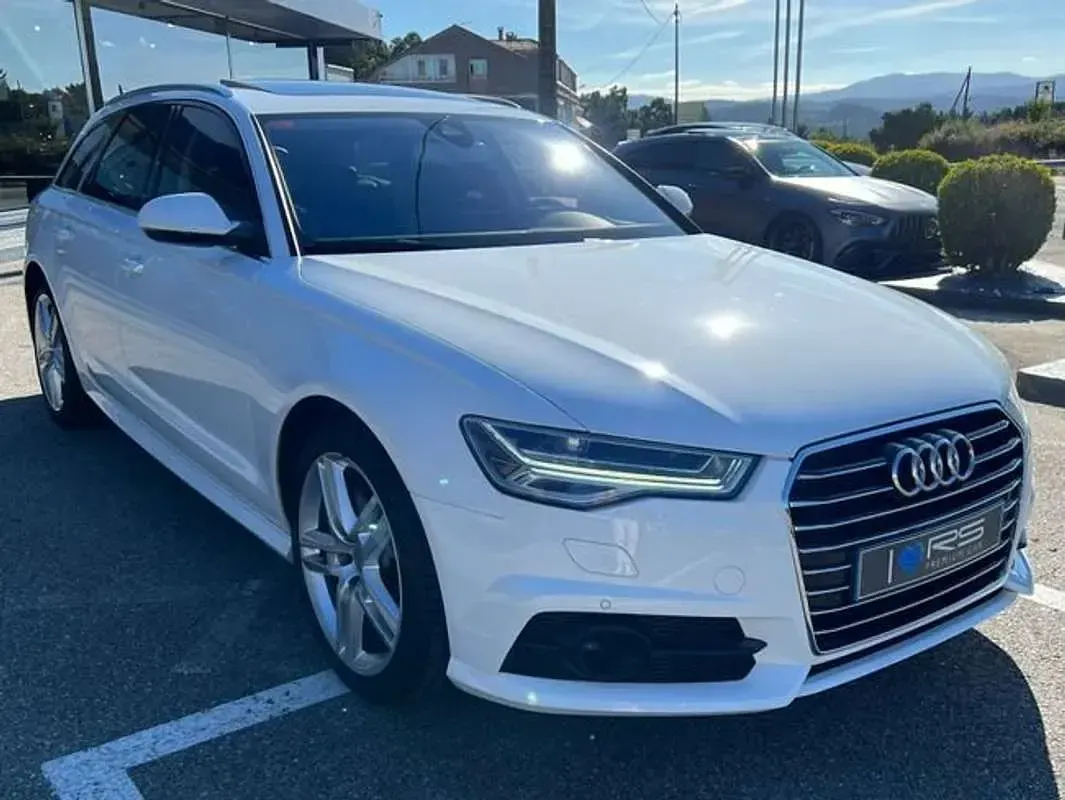 Usado Audi A6 S-Line 190 CV (139 kW) 2018 Blanco Familiar