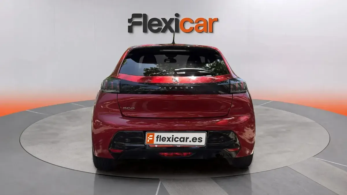 Usado Peugeot 208 Allure 101 CV (74 kW) 2020 Rojo Utilitario
