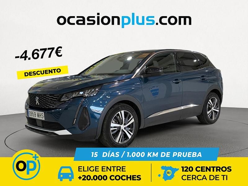 Azul Usado 2023 Peugeot 3008 Allure SUV | 21.750 € (Precio justo) - Imagen 1/4