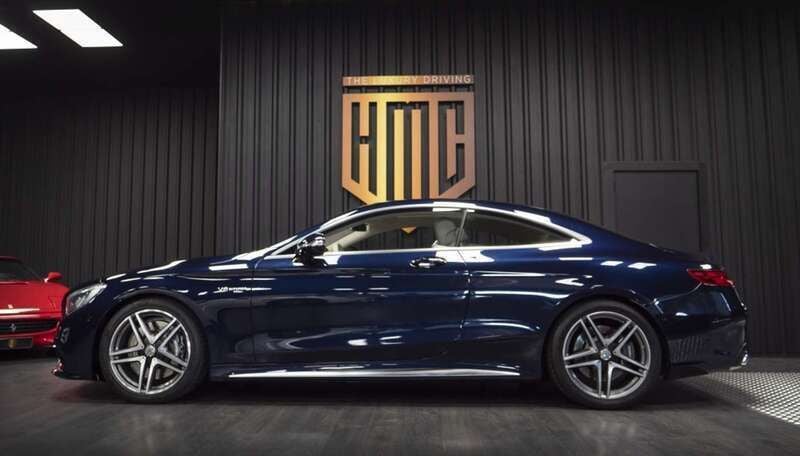 Usado Mercedes S63 AMG AMG 585 CV (430 kW) 2015 Azul Berlina