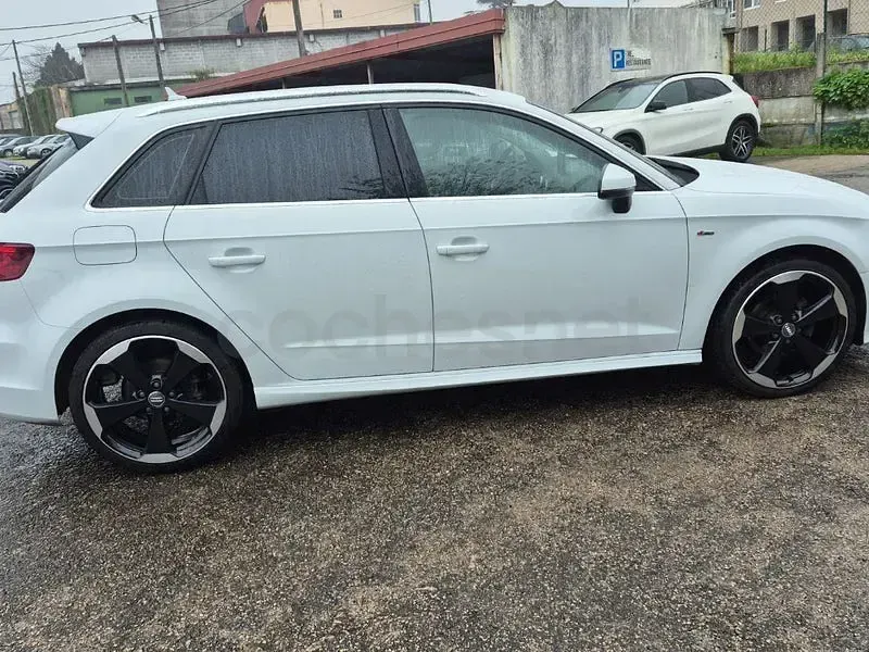 Usado Audi A3 S-Line 150 CV (110 kW) 2015 Blanco Berlina