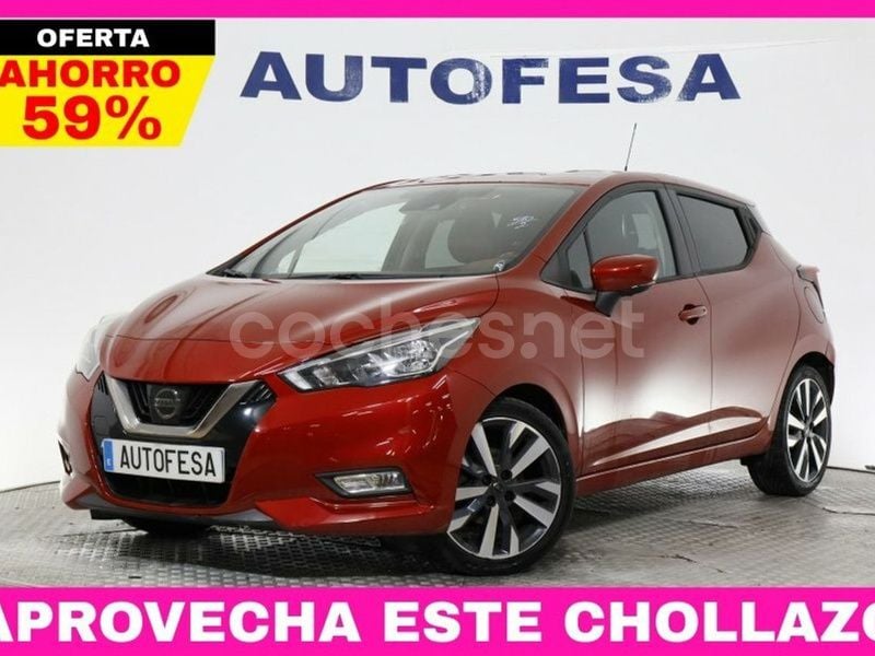Rojo Usado 2017 Nissan Micra Tekna Utilitario | 10.450 € (Buen precio) - Imagen 1/4