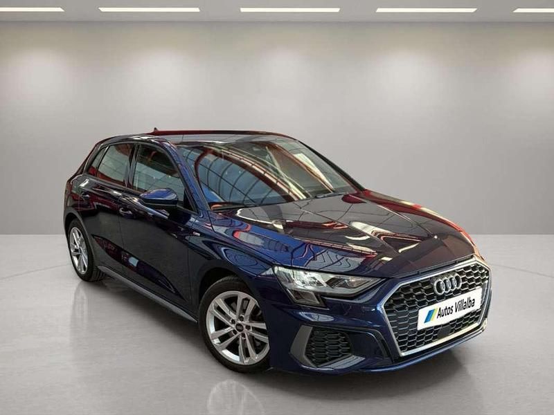 Usado Audi A3 Sportback S-Line 116 CV (85 kW) 2020 Azul Utilitario