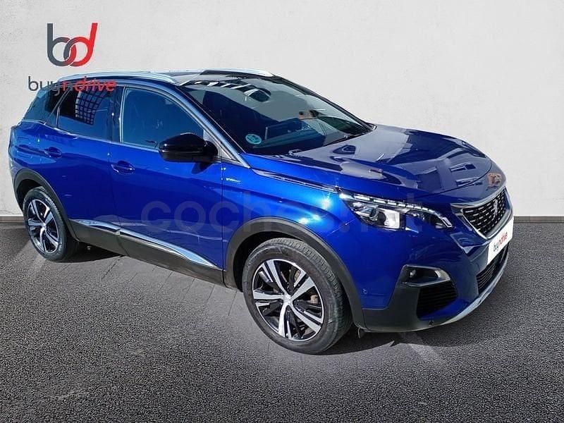 Usado Peugeot 3008 GT-line 130 CV (95 kW) 2018 Azul SUV
