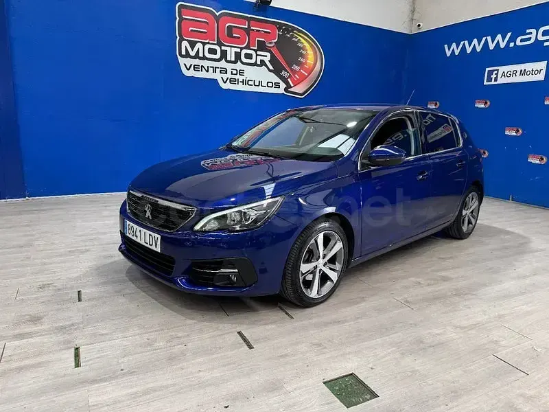 Usado Peugeot 308 Allure 130 CV (95 kW) 2020 Azul Berlina