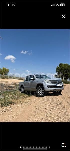Usado VW Amarok Highline 163 CV (119 kW) 2013 Gris / plata Pickup/Camioneta