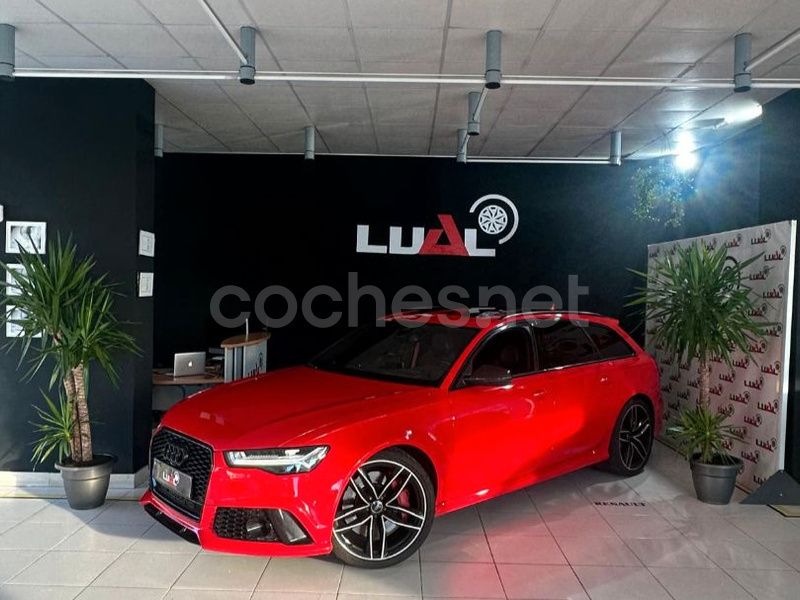 Rojo Usado 2015 Audi RS6 Exclusive Familiar | 49.900 € (Buen precio) - Imagen 1/4