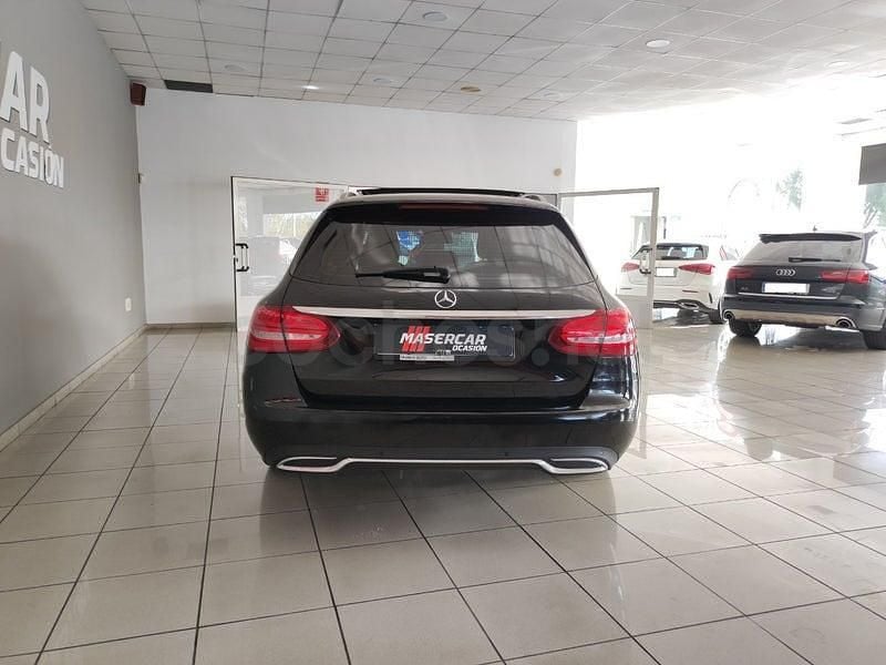 Usado Mercedes C220 170 CV (125 kW) 2017 Negro Familiar