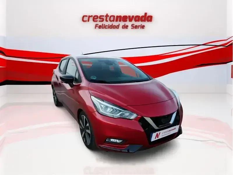 Usado Nissan Micra Tekna 117 CV (86 kW) 2021 Rojo Utilitario