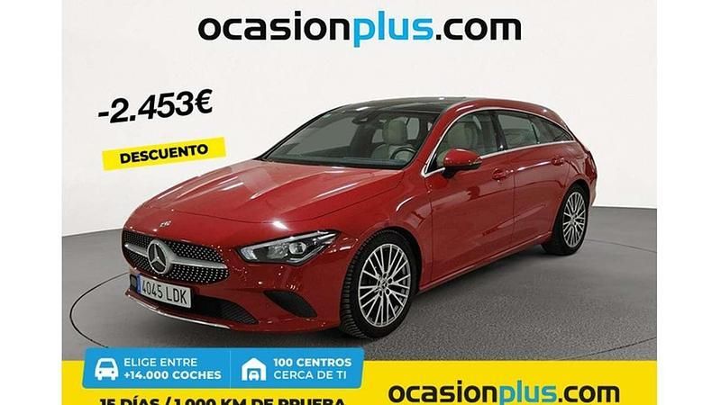 Rojo Usado 2019 Mercedes CLA200 Shooting Brake Familiar | 23.628 € (Super precio) - Imagen 1/4
