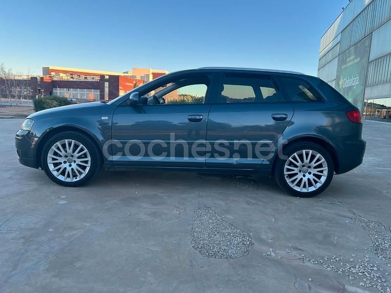 Usado Audi A3 S-Line 140 CV (102 kW) 2007 Azul Utilitario