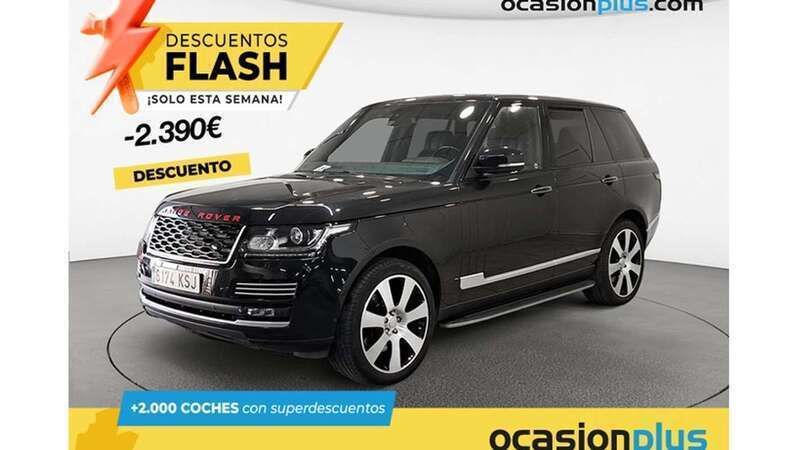 Negro Usado 2015 Land Rover Range Rover Autobiography SUV | 42.500 € (Precio justo) - Imagen 1/4