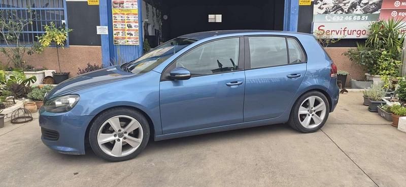 Usado VW Golf VI 105 CV (77 kW) 2010 Azul Utilitario