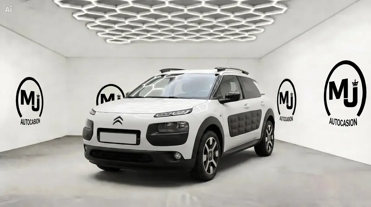 Usado Citroën C4 Cactus Feel 110 CV (80 kW) 2015 Blanco Utilitario