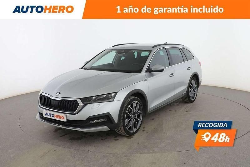 Plateado Usado 2021 Skoda Octavia Scout 4x4 Familiar | 24.856 € (Precio justo) - Imagen 1/3