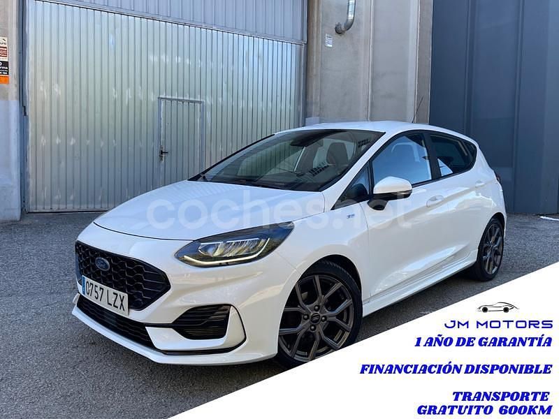Blanco Usado 2022 Ford Fiesta ST-Line Berlina | 12.490 € (Precio justo) - Imagen 1/4