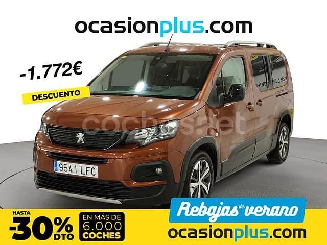 Marrón Usado 2020 Peugeot Rifter GT-line Monovolumen | 19.500 € (Precio justo) - Imagen 1/4