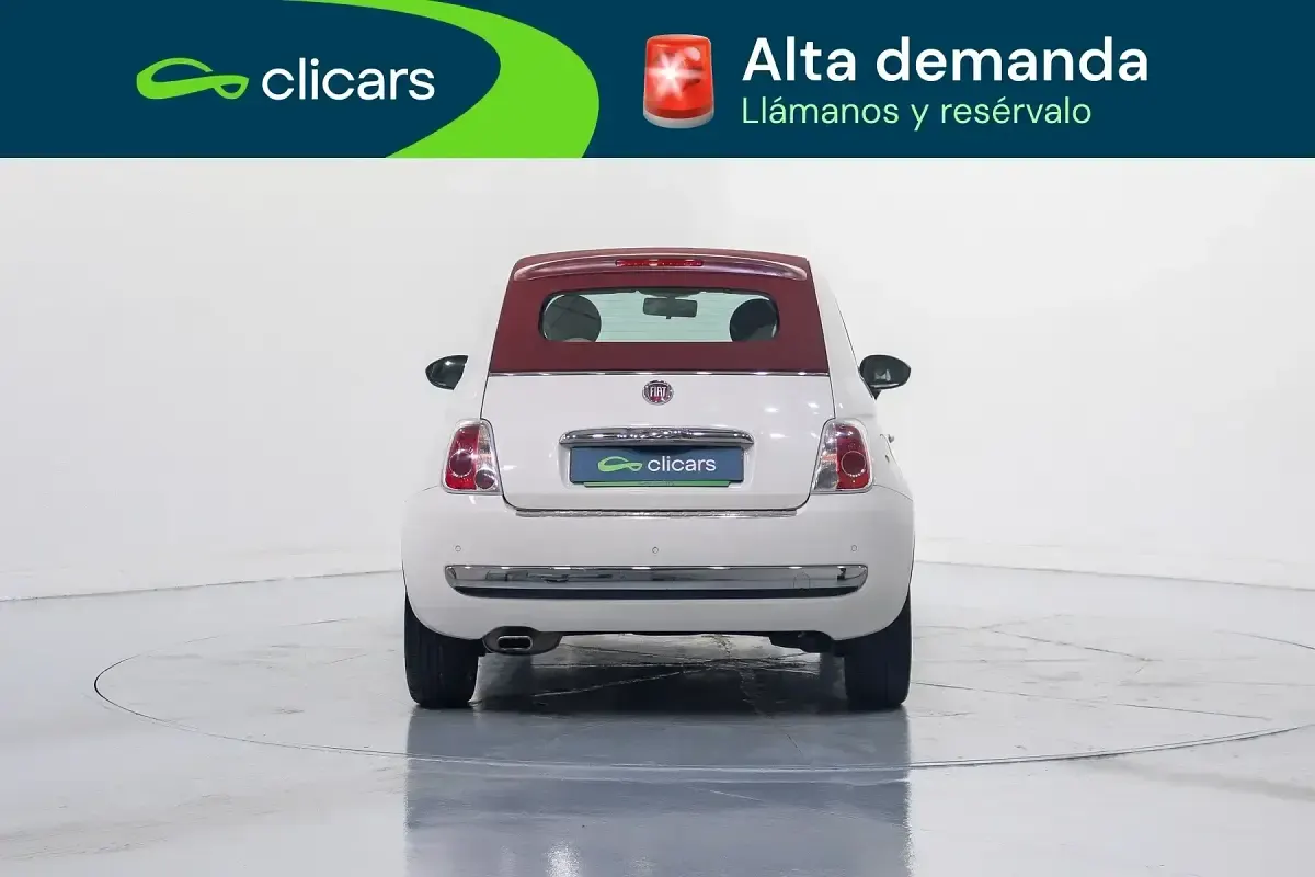 Używany Fiat 500C 69 KM (50 kW) 2014 Biały Kabriolet