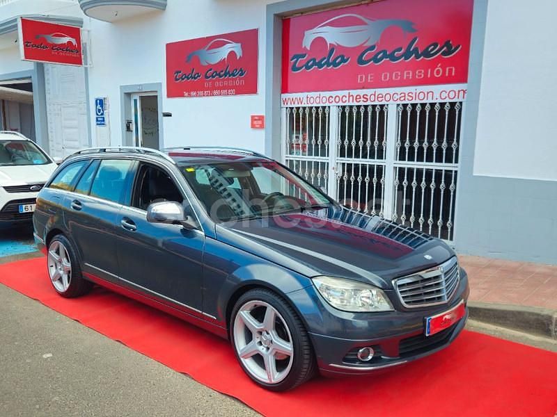 Gris / plata Usado 2008 Mercedes C220 Avantgarde Familiar | 9999 € (Caro) - Imagen 1/4